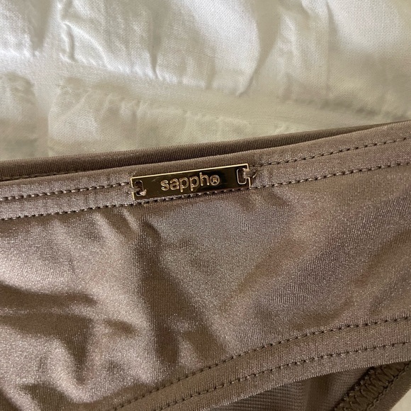 Sapph swim taupe bikini bottom - Picture 3 of 10